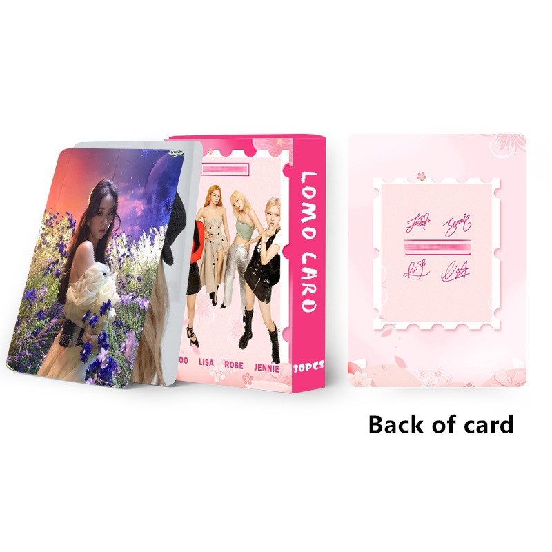 30pcs/box BP Magazine Album Foto Photocards LISA ROSE JENNIE JISOO Kartu Lomo Blackpink Postcard Kpop READY STOCK Blackpink