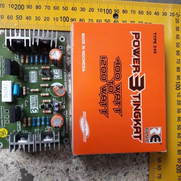 ♟ Kit driver power 3 tingkat sound system audio ampli rakitan amplifier elektronik ➺