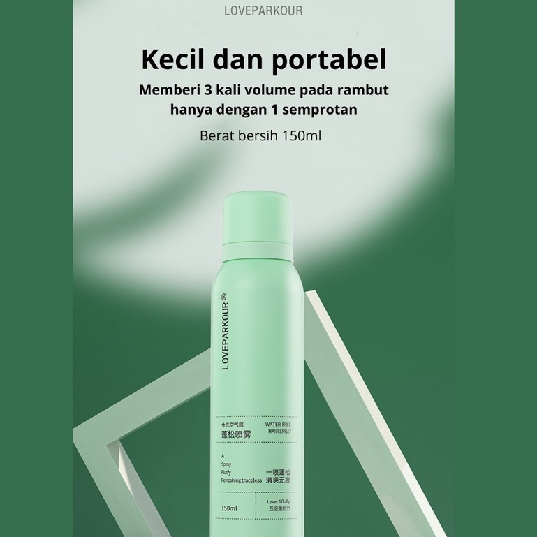 DRY SHAMPOO VIRAL 150ml Semprotan Rambut kering dan Lepek Minyak Rambut Hair Spray