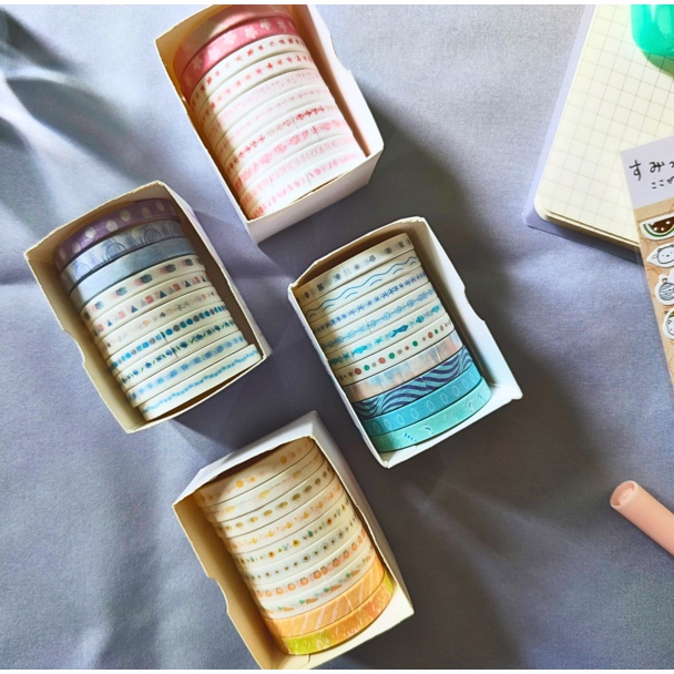 

WASHI PAPER TAPE / MASKING TAPE SIMPLE COLOR SERIES