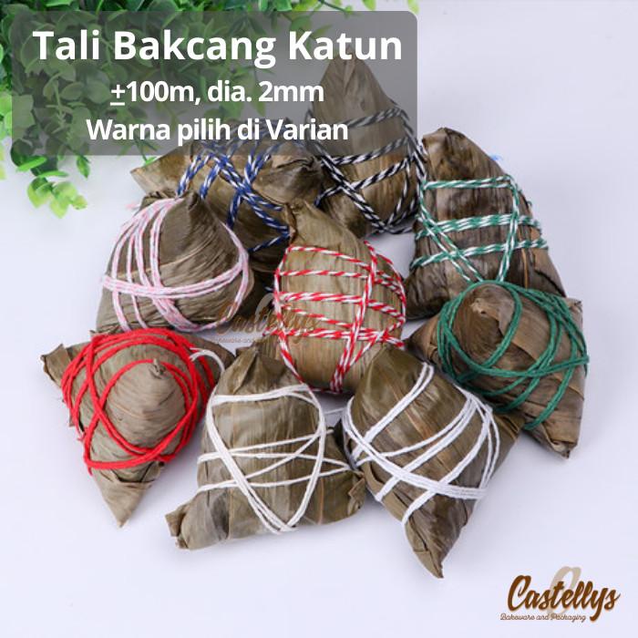 

Tali Bakcang Katun 2 Warna 100M Bacang Zongzi Dragon Boat Festival