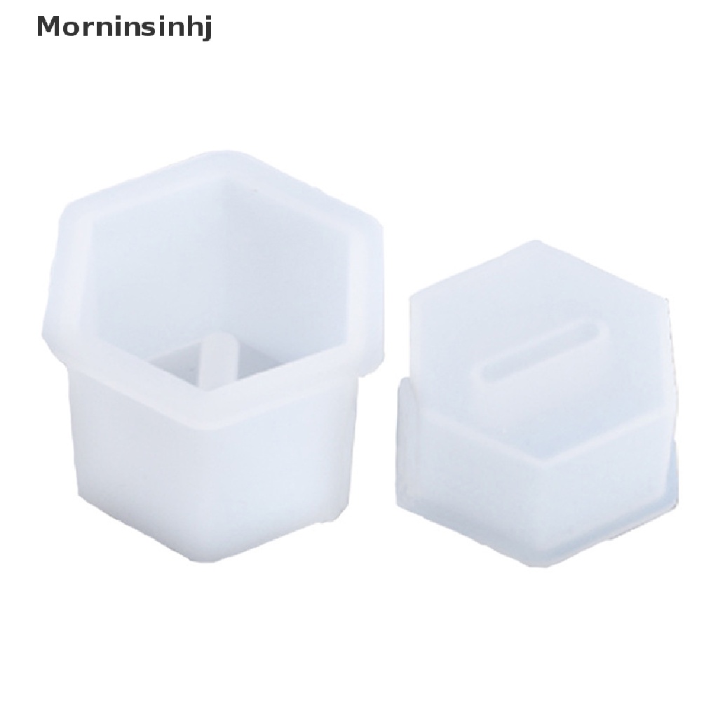 Mornin Rings Holder Silicon Mold DIY Resin UV Epoxy Penyimpanan Perhiasan Cetakan Craft id