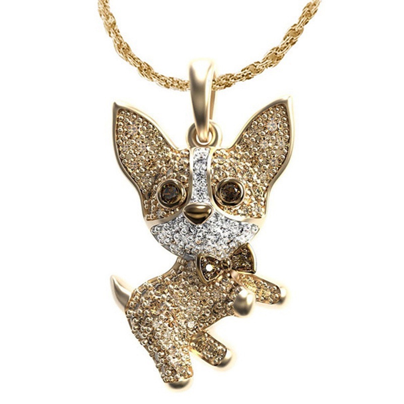 Indah Fashion Kreatif Corgi Anjing Kalung Unik Bersinar Zirkon Kepribadian Anjing Kalung Fashion Aksesoris Perjamuan Perhiasan