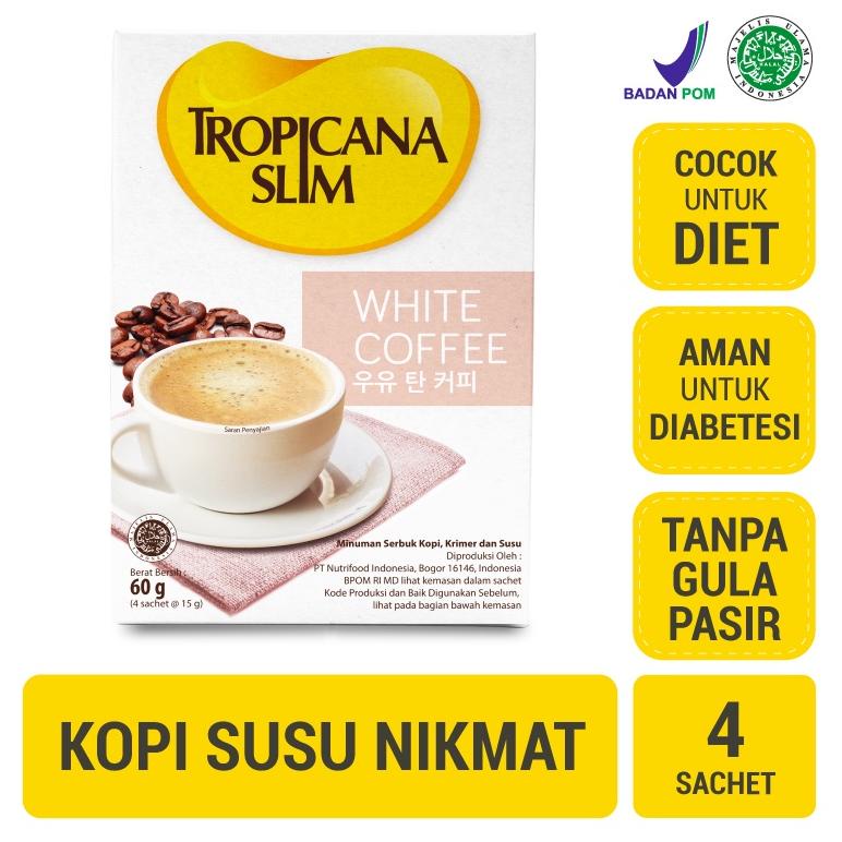 

Terbaruϟday Tropicana Slim White Coffee 4 Sachet - Kopi Susu Nikmat Tanpa Gula Pasir