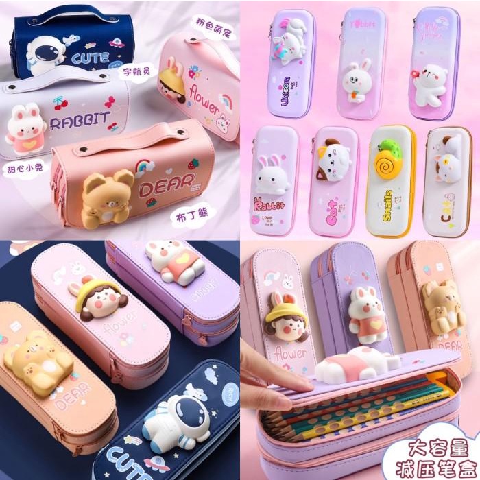 

Kotak Pensil Anak 3D Sekolah Paud Tk Lucu New Model Squisy