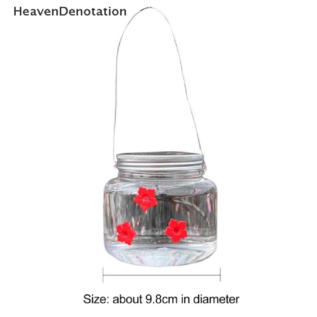 [HeavenDenotation] Bird s Produk Burung Hias Mason Jar 3-Port Hummingbird s Untuk Outdoor Deck Teras Halaman Taman HDV