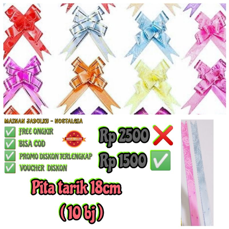 

Pita tarik serut buat kado ultah (10biji)