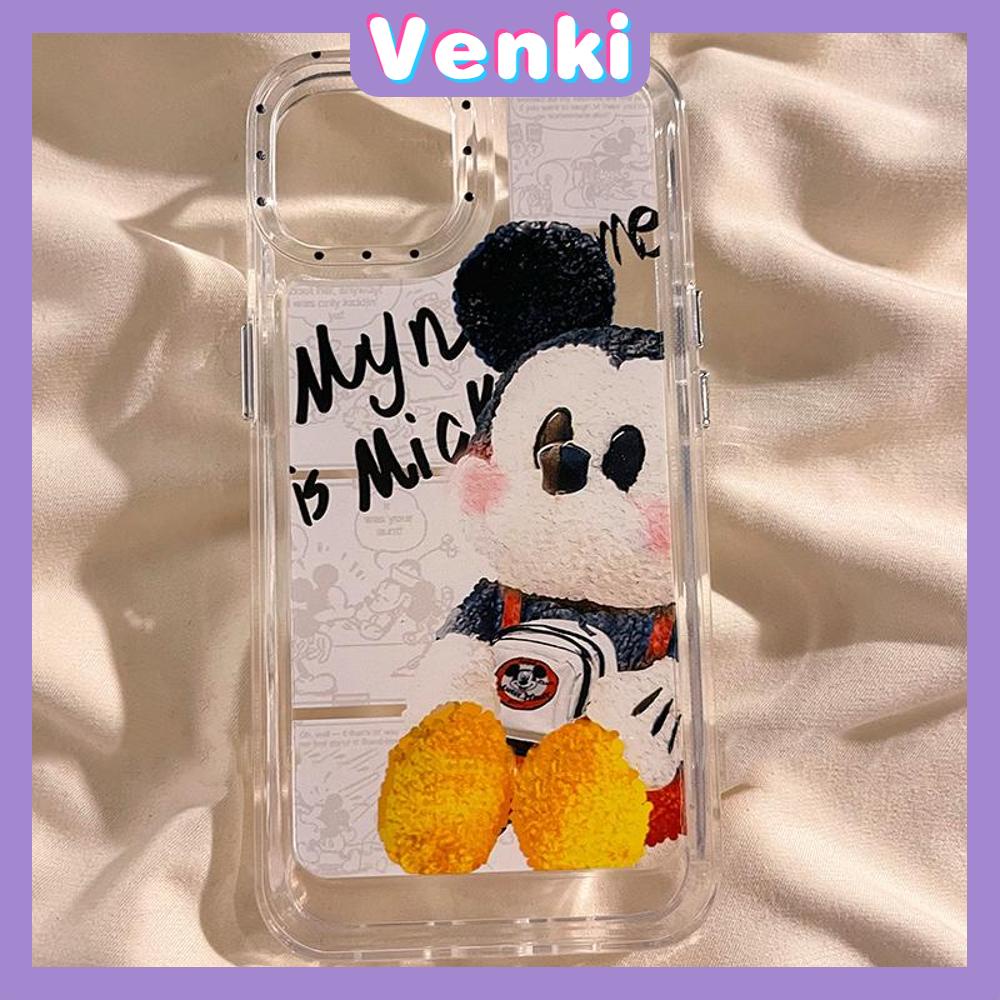 Case For iPhone 11 Soft TPU Transparent Space Case Cute Cartoon Plating Buttons Camera Protection Shockproof For iPhone 14 13 12 11 Plus Pro Max 6 7 8 Plus XR XS