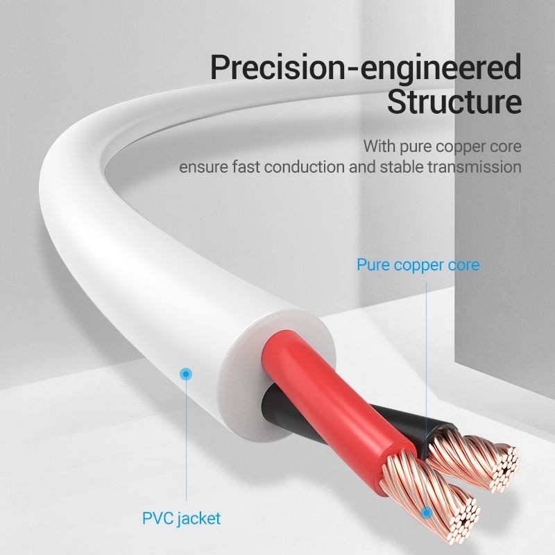 Vention Kabel Power USB to DC 3.5mm 5V