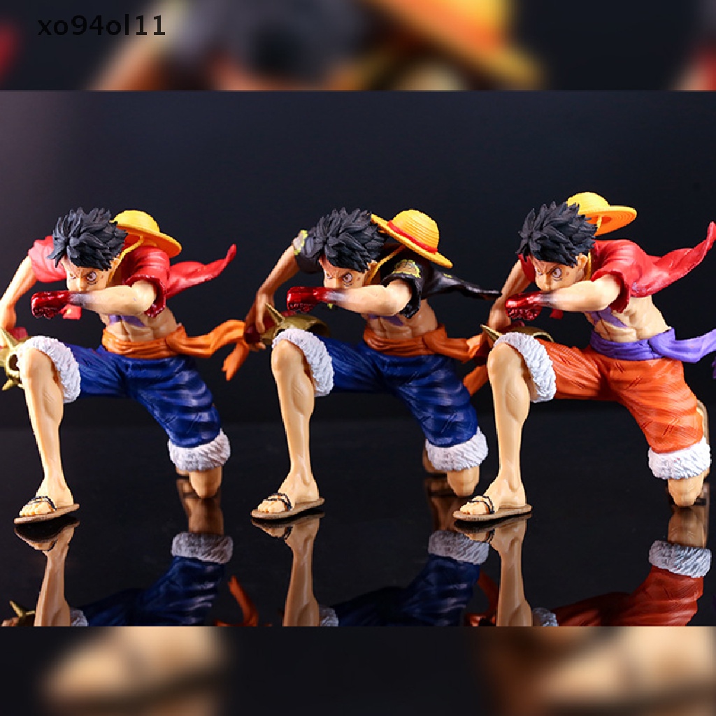 Xo Anime One Piece Luffy Figure Wano Country Gear Luffy Action Figure Model Mainan OL