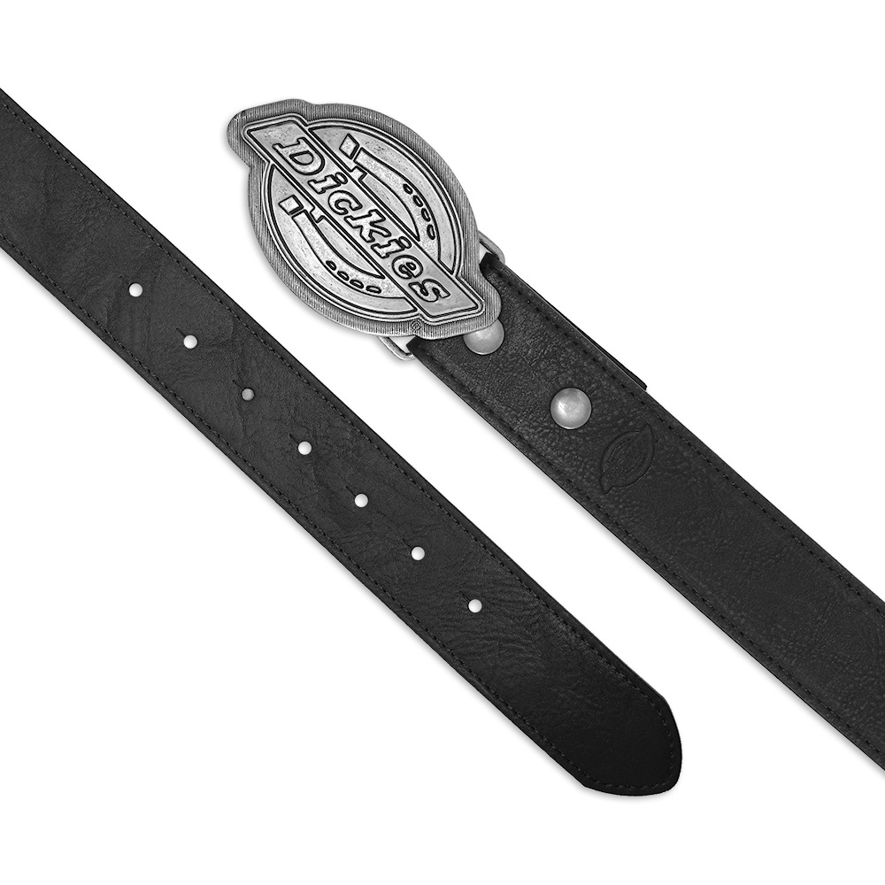 Dickies Oval Plaque Buckle Belt Black