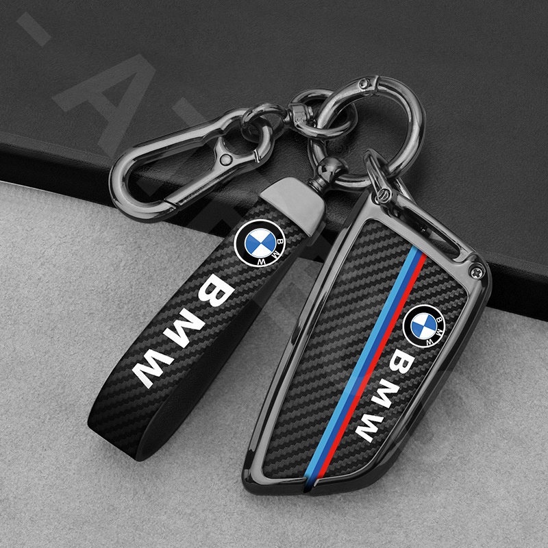 Bmw Zinc Alloy Bungkus Penuh Case Kunci Mobil Cover Serat Karbon Kulit Smart Key Protecter Untuk E36 E46 E30 E90 F10 F30 E39 E60 X1 E84 F48 F25 X3 E83 X5 F15