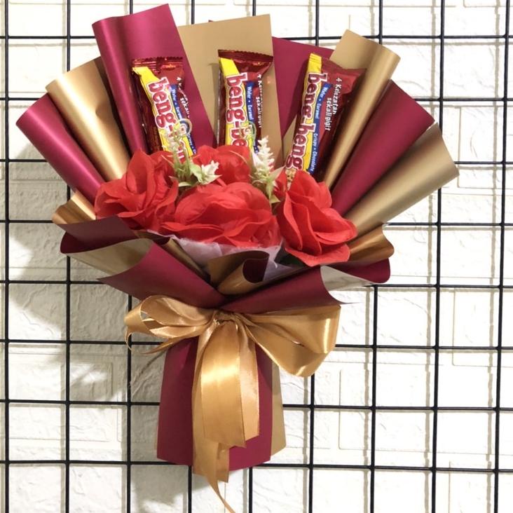 

☋ BUKET WISUDA/BUKET COKLAT/BUKET SILVERQUEEN/BOUQUET SNACK/BUCKET ➢