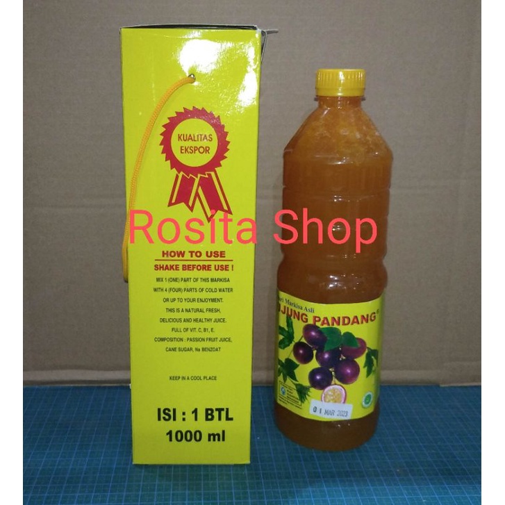 

✨NEW✨ -Sirup Markisa Ujungpandang 1 Liter- 1.1.23