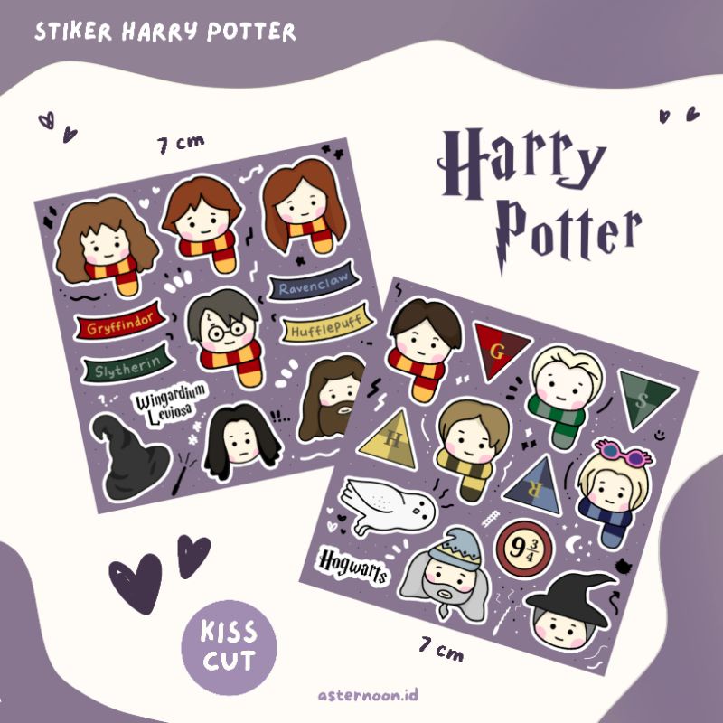 

Stiker Harry Potter Hogwarts Deco Sticker Lucu by asternoon.id