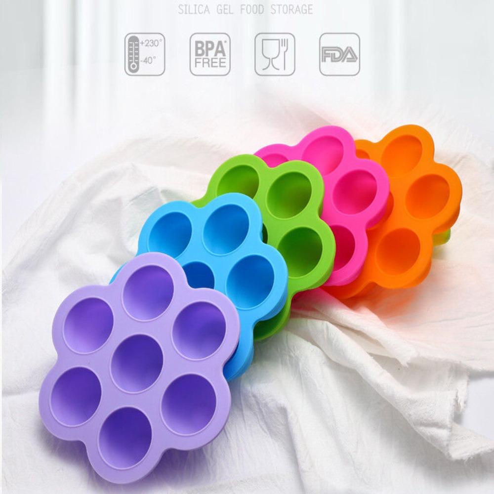 Solighter Freezer Tray 7lubang Reusable Silicone Bite Mold