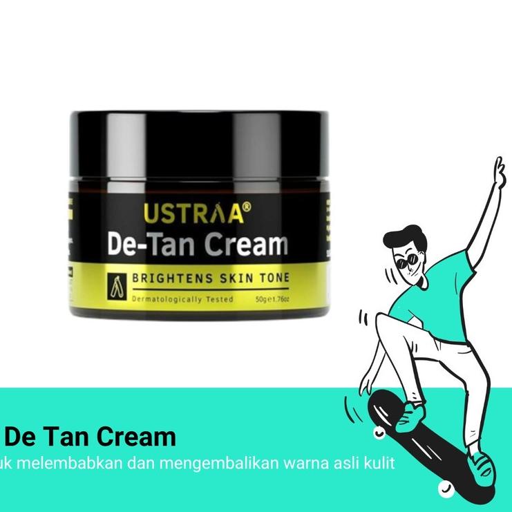 ☂ De-Tan Face Cream Ustraa (50Gr) ۝