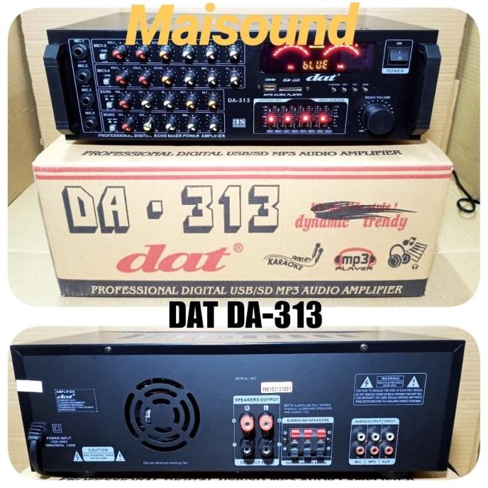 Ampli Bluetooth Dat Da 313 Power Amplifier Mixer Dat 313 Dat Da313