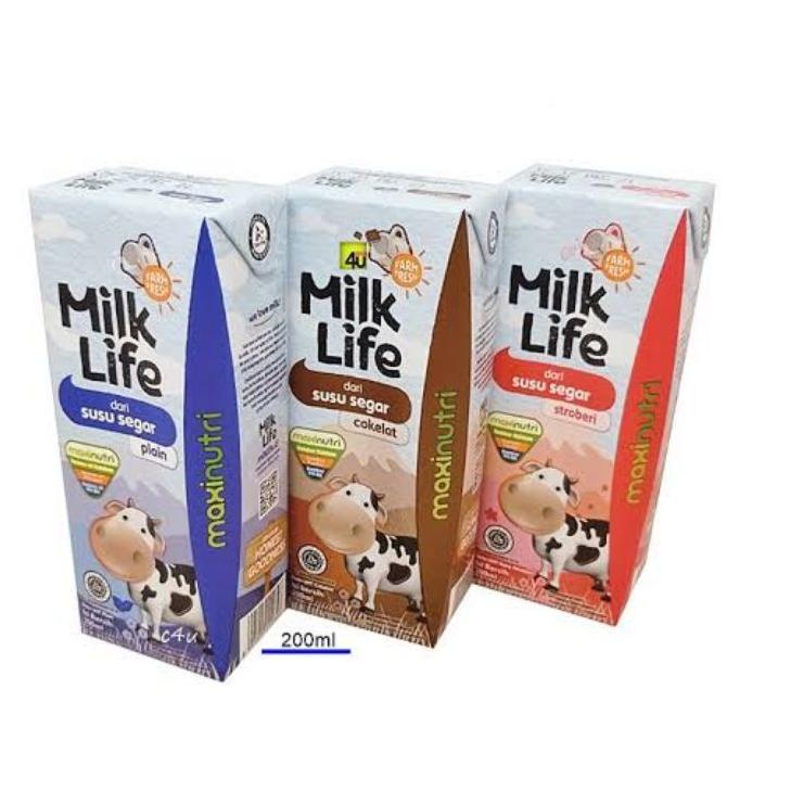 

☑ Susu Milk Life UHT 200ml (1dus = 24pc) ☈