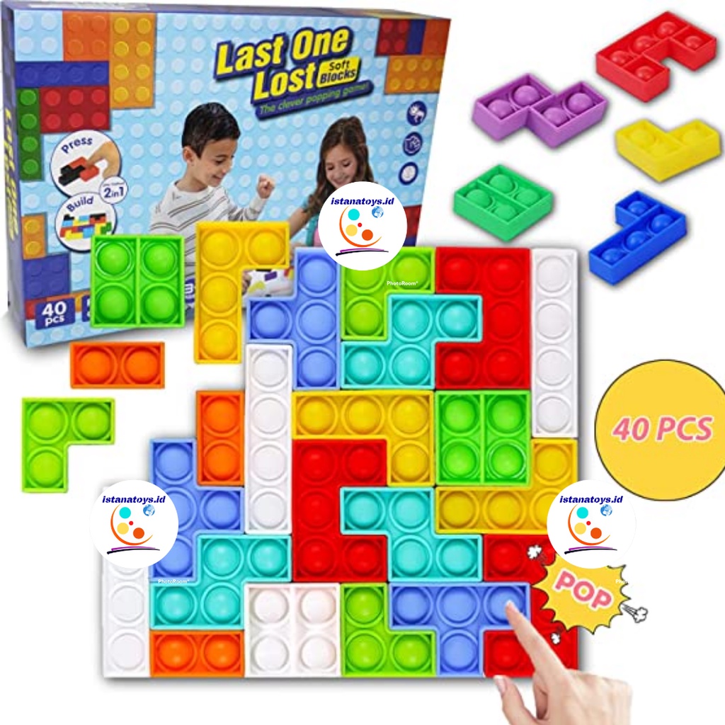 ID Mainan Pop It Lost One Lost Puzzle 40 pcs No.321