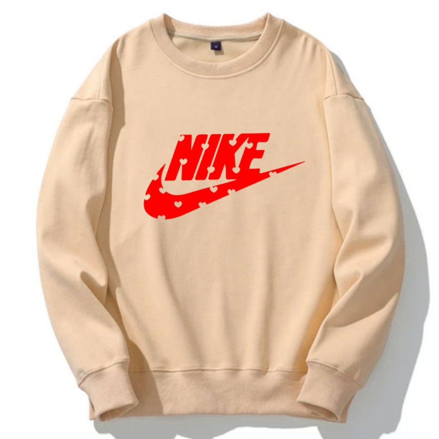 Sweatshirt Crewneck Nike Valentine Cotton Fleece / Crewneck Hoodie Distro Pria Wanita / Jaket Hodie