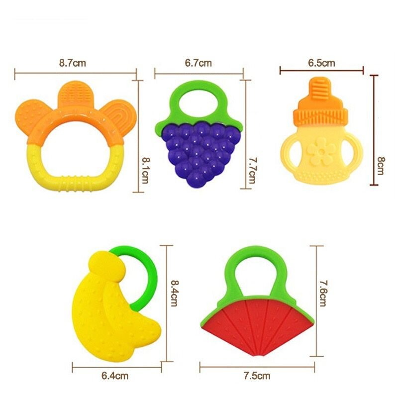 Teether bayi/Gigitan bayi/Mainan bayi model buah/Teether bayi/Penumbuh gigi buah L221 7990