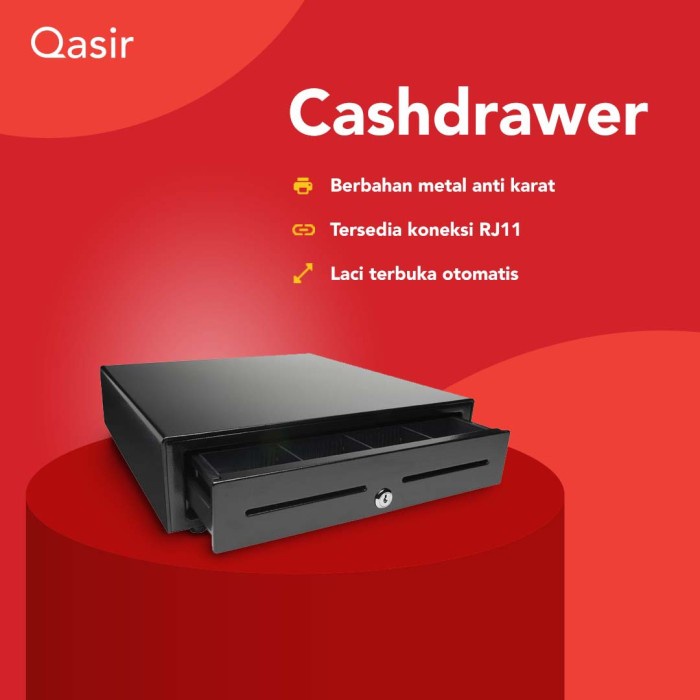 

[[JNT COD]] CASH DRAWER / LACI KASIR / LACI UANG RJ- 11 (37 x 33 Cm )