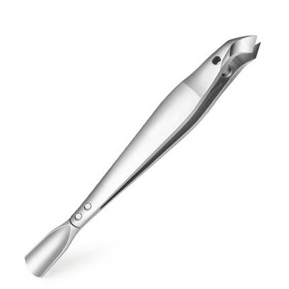 Pinset Kutikula Kuku Agustina Dual-Side Nail Nipper Nail Pusher Stainless Steel Cuticle Trimmer