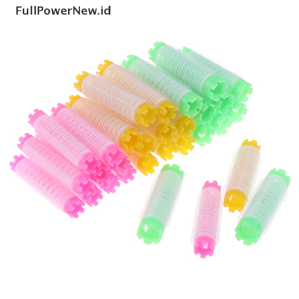 Power 10pcs fluffy Hair Root Rollers Pack Perm Batang Set Air Fringe Bang Hair Curler ID