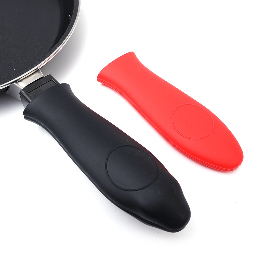 Silicone Pot Handle Insulation Sleeve/Penutup Pegangan Panci Silikon Insulasi Panas Menebal/Aksesoris Pelindung Masak Lembut Non-Slip