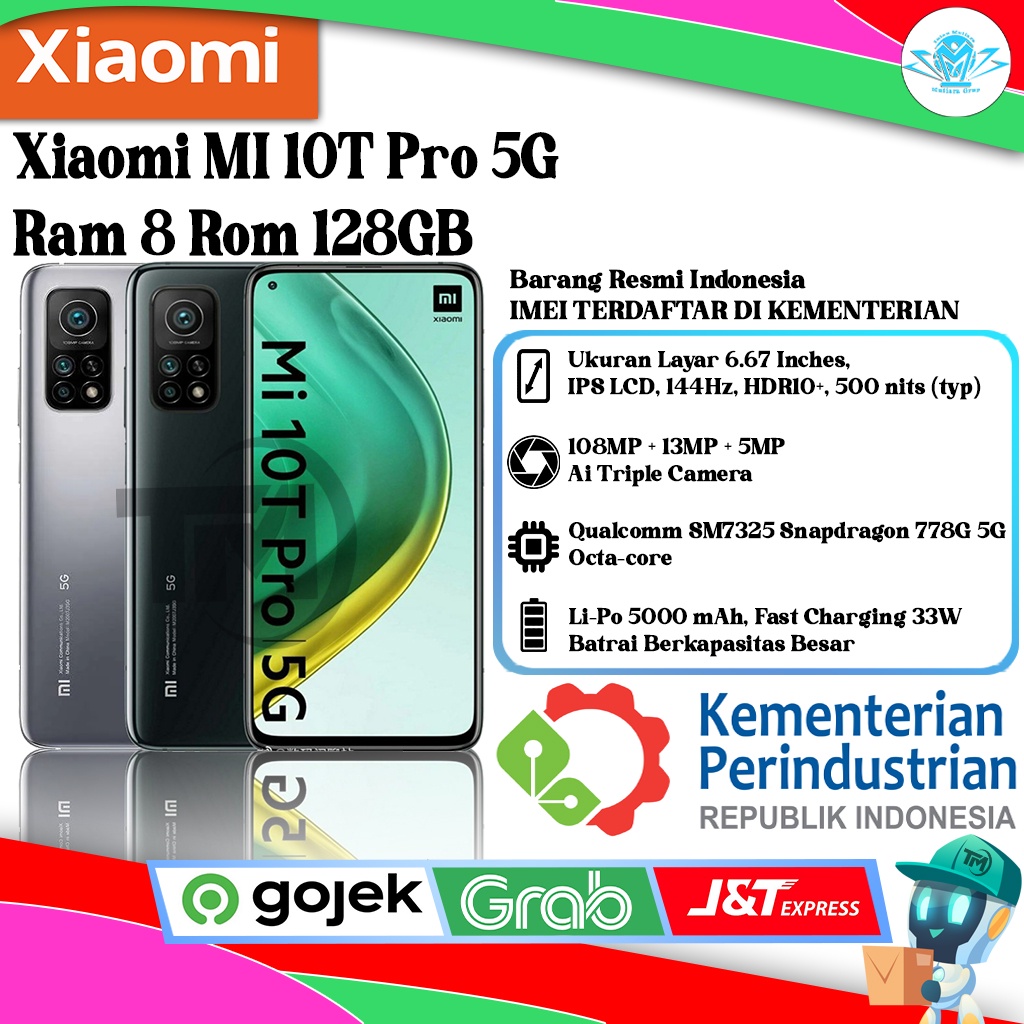 Xiaomi Mi 10T Pro 5G Ram 8 Rom 128GB