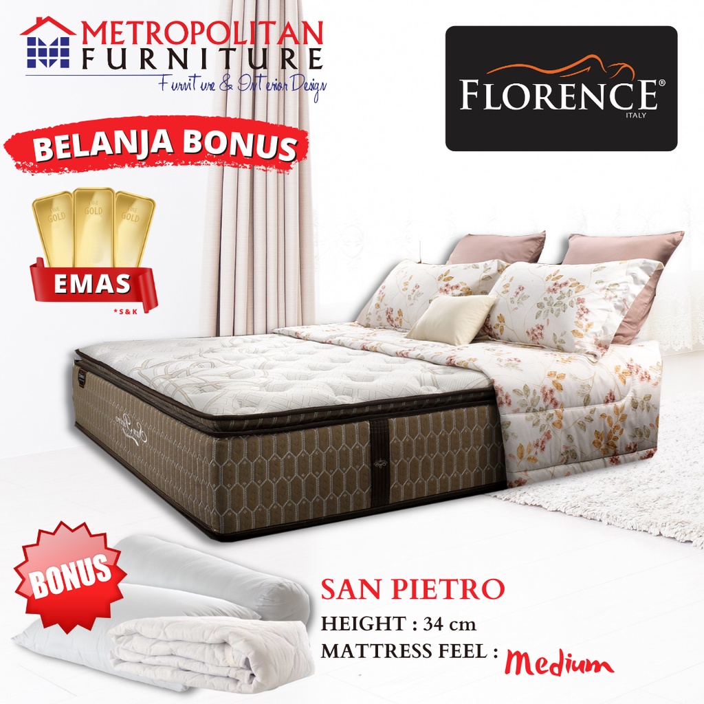 Kasur Springbed Florence San Pietro Spring bed matras