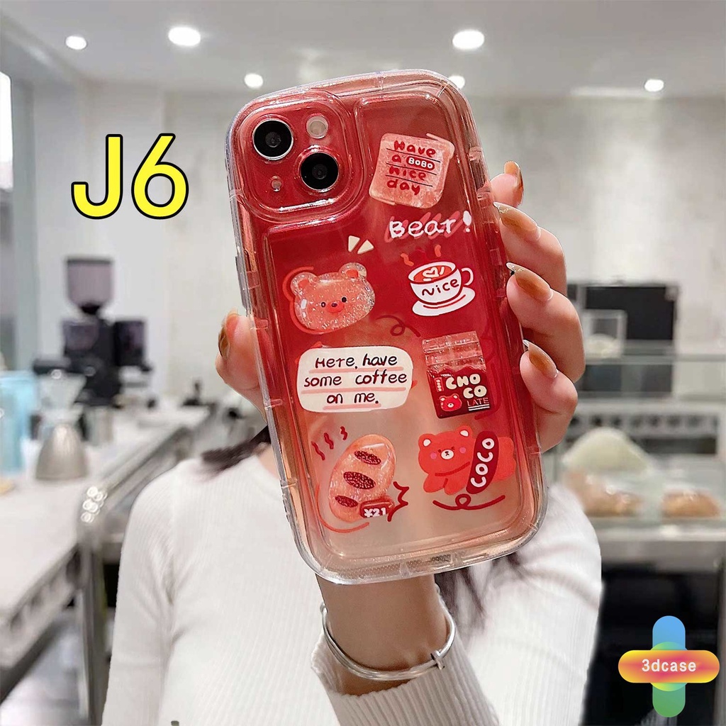 IPHONE Kompatibel Untuk Iphone13 12 11 14 PRO MAX 6 7 6S 8 14 Plus X XR XS MAX 11 12 13 SE 2020 6SPlus 7Plus 6Plus 8Plus 14Plus Bear coffee lovers style Silikon TPU Phone Casing Cover