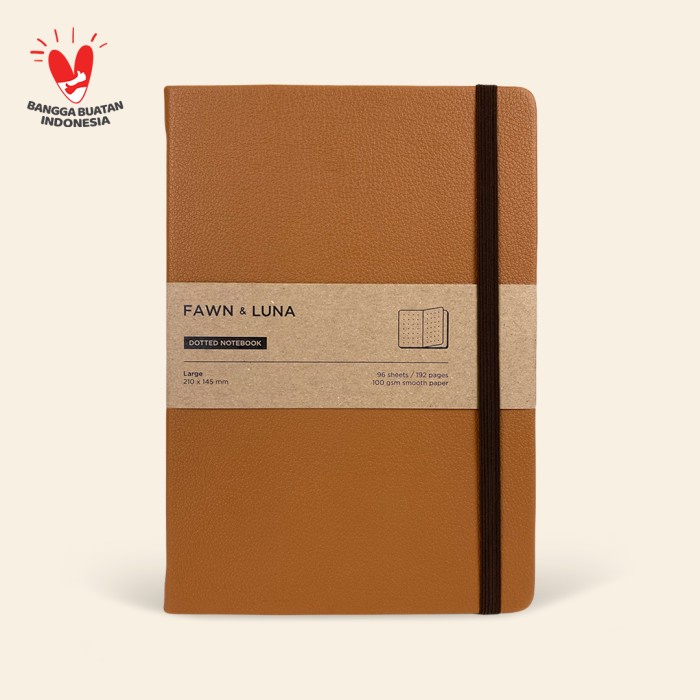 

Best Seller Notebook / Journal A5 Large - Rust Amber - Buku Jurnal / Agenda