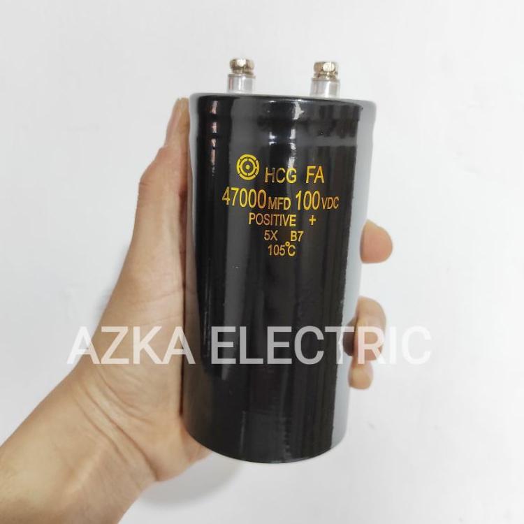 ✰ Elco Capacitor Kapasitor uF 100V HCG ❆