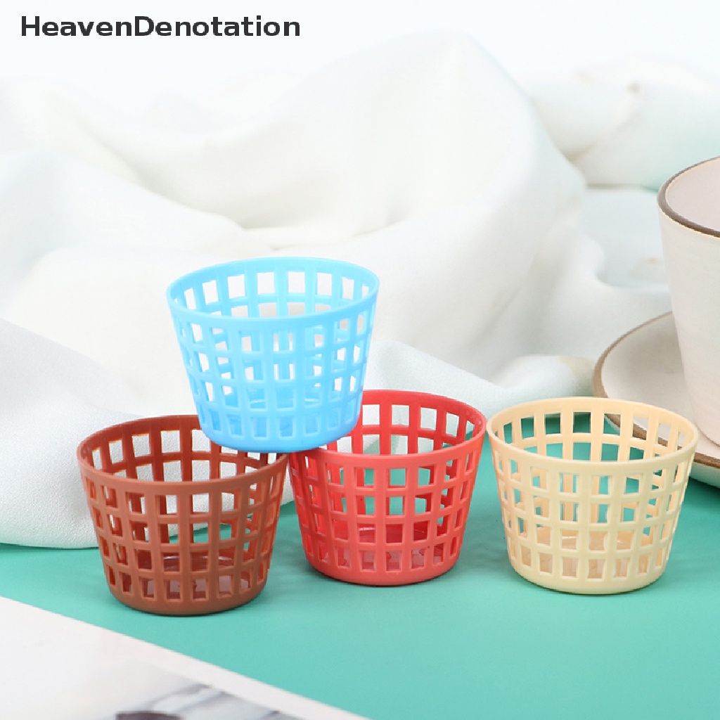 [HeavenDenotation] 5pcs Mini 1 / 12 Cute Dollhouse Storage basket Dolls Miniature Decoration HDV