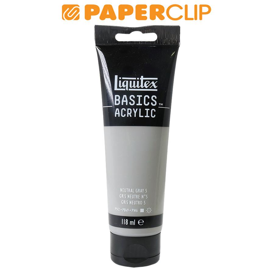 

CAT AKRILIK / ACRYLIC LIQUITEX BASIC 118ML 8870035LQ NEUTRAL GRAY 5