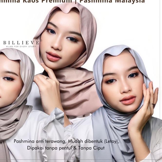 ➣ Pashmina Kaos Rayon Import Premium | Turkey Shawl | Pashmina Malaysia ✺