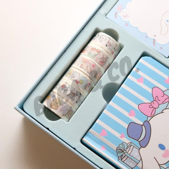 

PAKET JURNAL DAIRY 7 IN 1 MY MELODY AND CINNAMOROLL BUKU MURAH COD