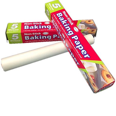 Baking Paper Roll / Kertas Roti Panggang 5M / 10M / Alas Kue Baking Tahan Panas Anti Minyak