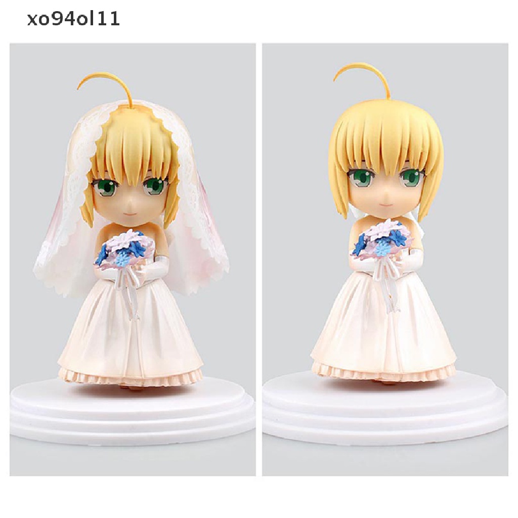 Xo Fate/Stay Night Anime Figure SABER 10th Royal Wedding Dress Action Figure Mainan OL