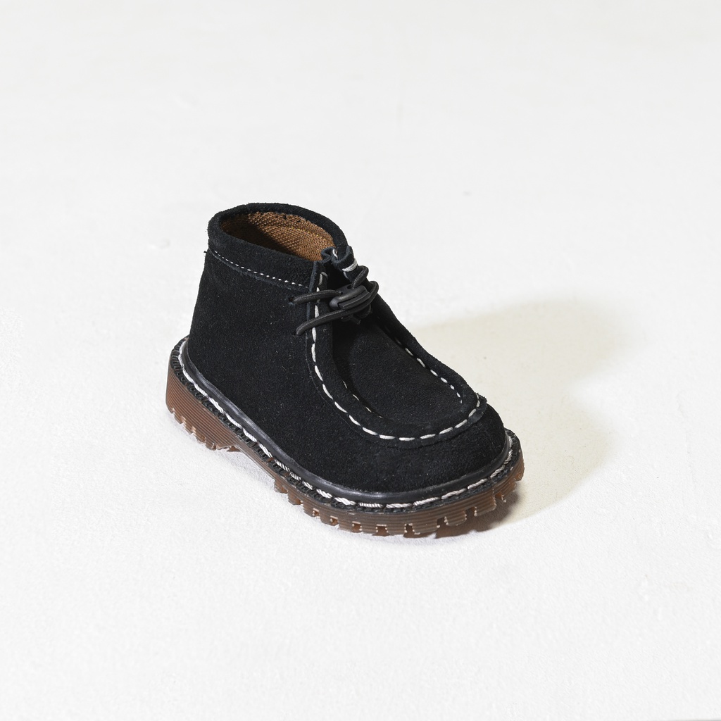 FLOODY BLUE I MEMPHIS KIDS I SUEDE BLACK | DESERT BOOT