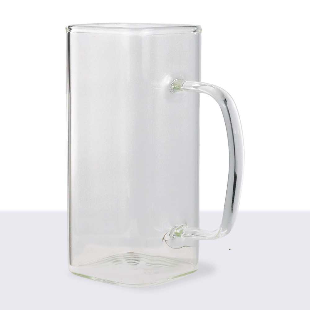 (BISA COD) FTIHSHP  Gelas Cangkir Kopi Glass Coffee Mug 370 ml - CL001