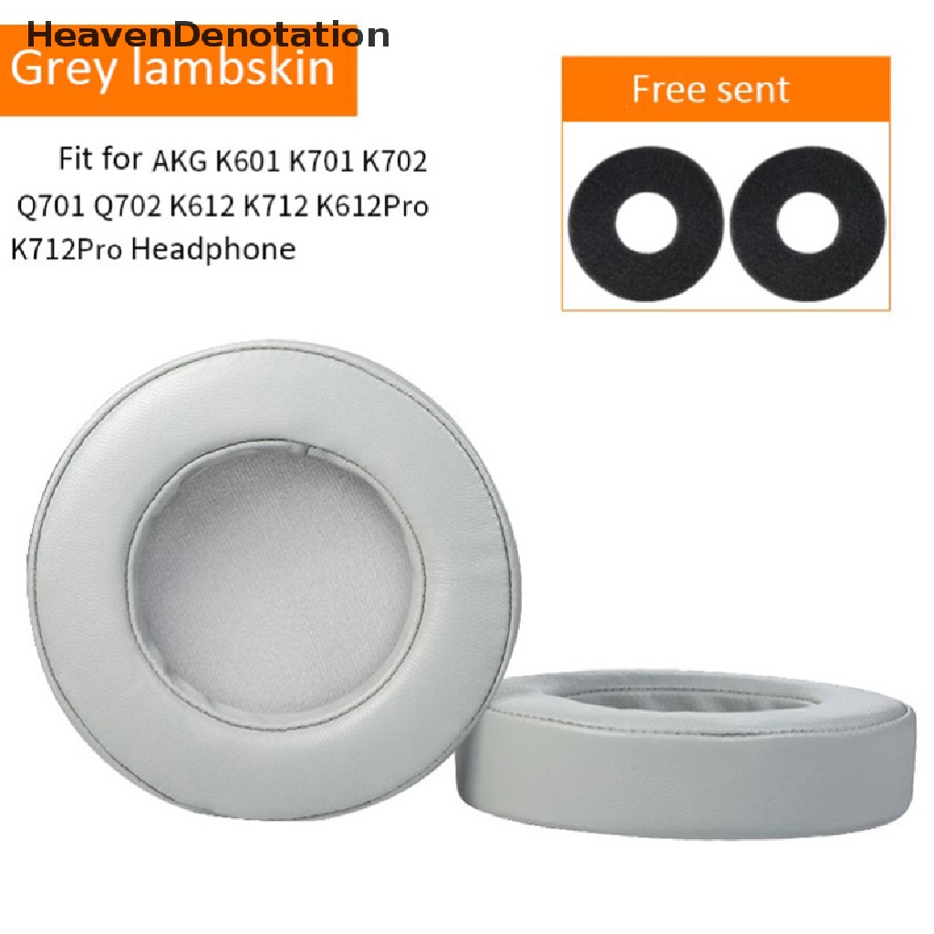 [HeavenDenotation] 1pasang Ear Pads Cover Earpad Untuk AKG K601 K701 K702 Q701 K612 K712PRO Headphone Pengganti Ear Cushions Cups Covers HDV