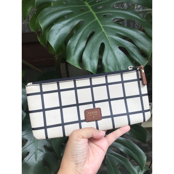 Dompet fossil original kulit asli muat di tas fossil slempang tote ori preloved