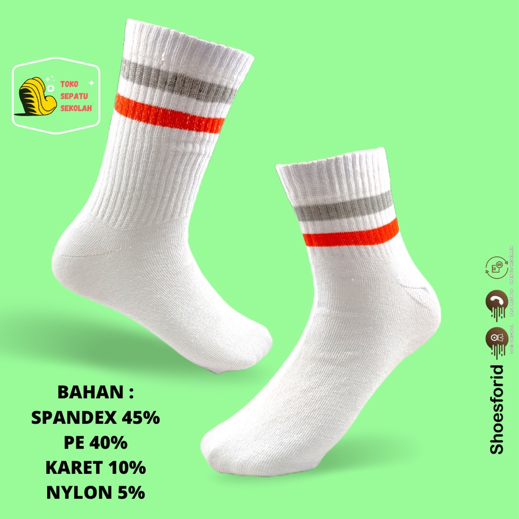 SFK PREMIUM KAOS KAKI OLAHRAGA TEBAL PRIA WANITA // KAOS KAKI SPORT PANJANG PENDEK