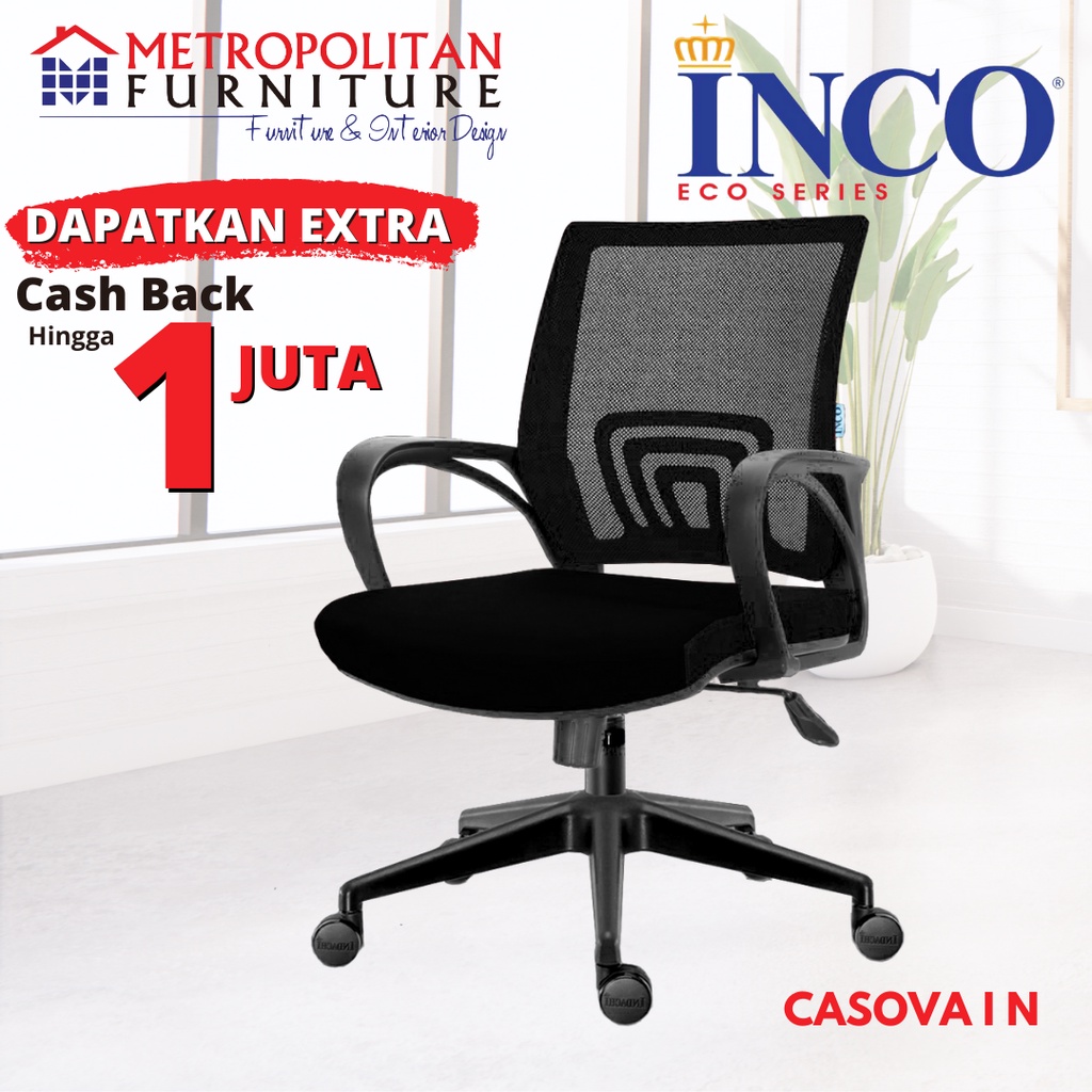 Kursi Kantor Indachi Inco Bangku Kerja Office Chair Casova I