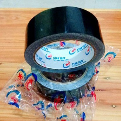 

Lakban hitam cloth tape 36 mm x 12 mtr star tape -1 pcs