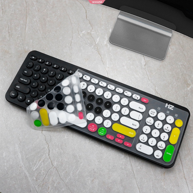 Skin Cover Keyboard Desktop Wireless Anti Debu Silikon Untuk Keyboard Combo Nirkabel Logitech K780 Slim [ZXL]