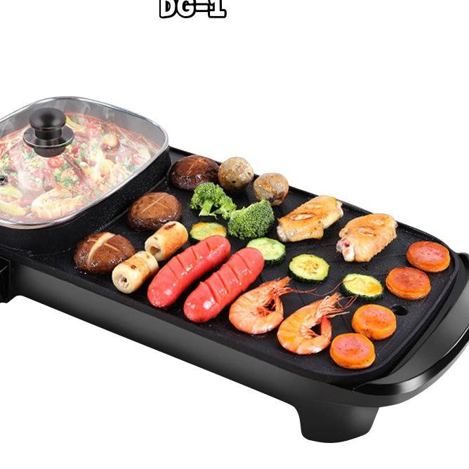 ✰ Grill pan anting lengket / grill pemanggang bbq pan listik electrick grill pan ۝